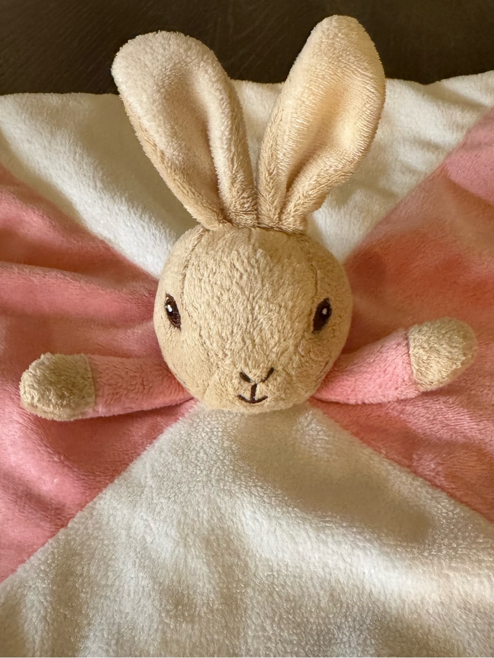 Beatrix Potter Flopsy Bunny Lovey Blanket replacement pink white